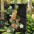 Hawaii Pineapple Tropical Garden Flag Colorful Hibiscus Plumeria