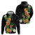 Hawaii Pineapple Tropical Hoodie Colorful Hibiscus Plumeria