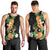 Hawaii Pineapple Tropical Men Tank Top Colorful Hibiscus Plumeria