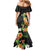 Hawaii Pineapple Tropical Mermaid Dress Colorful Hibiscus Plumeria