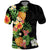 Hawaii Pineapple Tropical Polo Shirt Colorful Hibiscus Plumeria