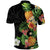 Hawaii Pineapple Tropical Polo Shirt Colorful Hibiscus Plumeria