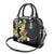 Hawaii Pineapple Tropical Shoulder Handbag Colorful Hibiscus Plumeria