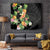 Hawaii Pineapple Tropical Tapestry Colorful Hibiscus Plumeria