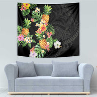 Hawaii Pineapple Tropical Tapestry Colorful Hibiscus Plumeria LT01 - Polynesian Pride