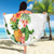 Hawaii Pineapple Tropical Beach Blanket Luminous Hibiscus Plumeria