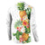 Hawaii Pineapple Tropical Button Sweatshirt Luminous Hibiscus Plumeria