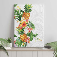 Hawaii Pineapple Tropical Canvas Wall Art Luminous Hibiscus Plumeria LT01 - Polynesian Pride
