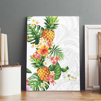 Hawaii Pineapple Tropical Canvas Wall Art Luminous Hibiscus Plumeria LT01 - Polynesian Pride