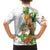 Hawaii Pineapple Tropical Family Matching Long Sleeve Bodycon Dress and Hawaiian Shirt Luminous Hibiscus Plumeria