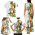 Hawaii Pineapple Tropical Family Matching Tank Maxi Dress and Hawaiian Shirt Luminous Hibiscus Plumeria