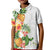 Hawaii Pineapple Tropical Kid Polo Shirt Luminous Hibiscus Plumeria