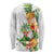 Hawaii Pineapple Tropical Long Sleeve Shirt Luminous Hibiscus Plumeria