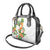 Hawaii Pineapple Tropical Shoulder Handbag Luminous Hibiscus Plumeria