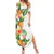 Hawaii Pineapple Tropical Summer Maxi Dress Luminous Hibiscus Plumeria