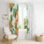 Hawaii Pineapple Tropical Window Curtain Luminous Hibiscus Plumeria