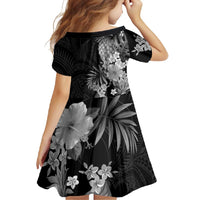 Hawaii Pineapple Tropical Family Matching Tank Maxi Dress and Hawaiian Shirt Neutral Hibiscus Plumeria LT01 - Polynesian Pride