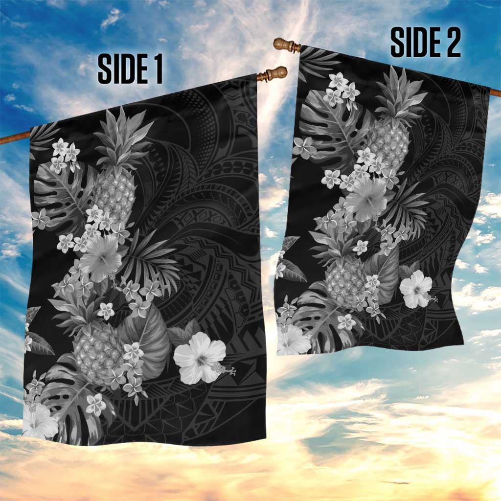 Hawaii Pineapple Tropical Garden Flag Neutral Hibiscus Plumeria LT01 - Polynesian Pride
