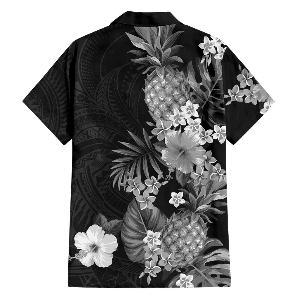 Hawaii Pineapple Tropical Hawaiian Shirt Neutral Hibiscus Plumeria LT01 - Polynesian Pride