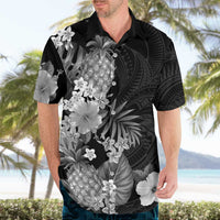 Hawaii Pineapple Tropical Hawaiian Shirt Neutral Hibiscus Plumeria LT01 - Polynesian Pride