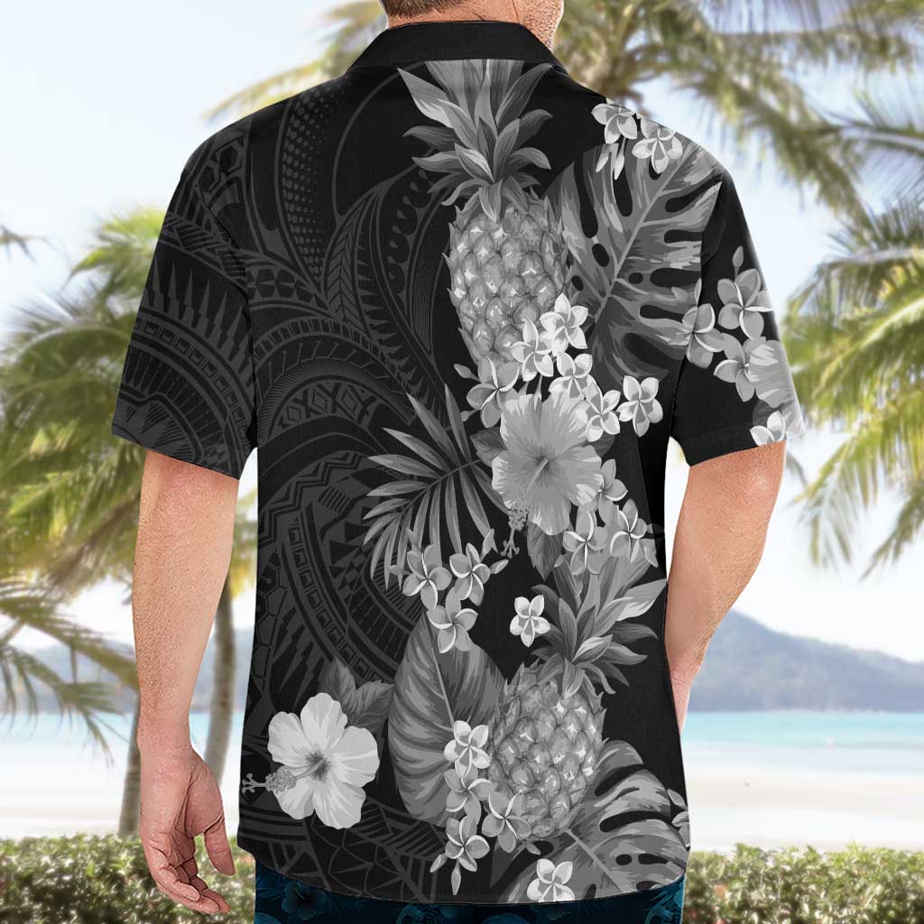 Hawaii Pineapple Tropical Hawaiian Shirt Neutral Hibiscus Plumeria LT01 - Polynesian Pride