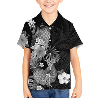 Hawaii Pineapple Tropical Hawaiian Shirt Neutral Hibiscus Plumeria LT01 - Polynesian Pride