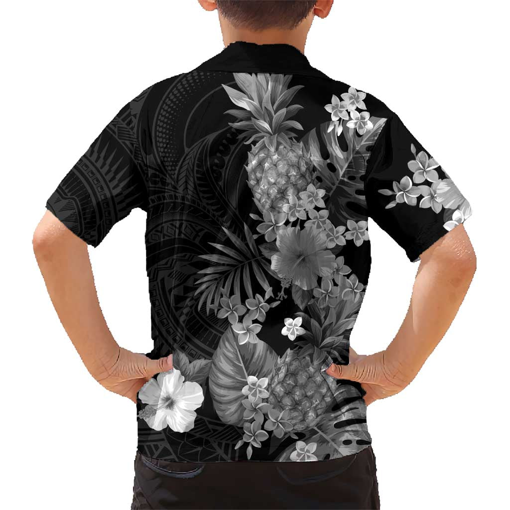 Hawaii Pineapple Tropical Hawaiian Shirt Neutral Hibiscus Plumeria LT01 - Polynesian Pride