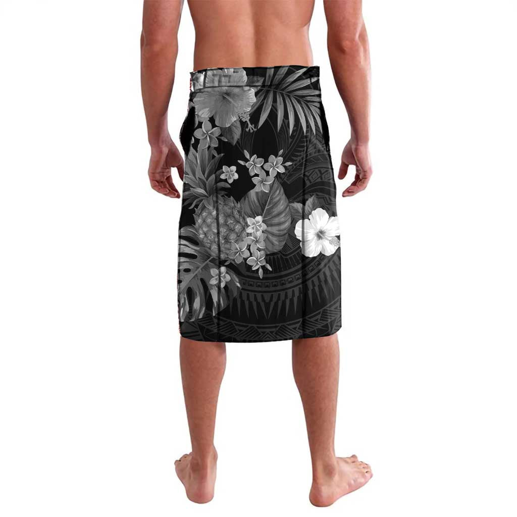 Hawaii Pineapple Tropical Lavalava Neutral Hibiscus Plumeria LT01 - Polynesian Pride