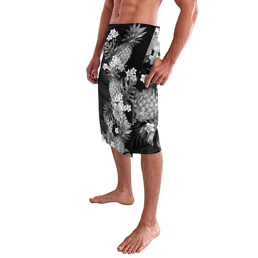 Hawaii Pineapple Tropical Lavalava Neutral Hibiscus Plumeria LT01 - Polynesian Pride