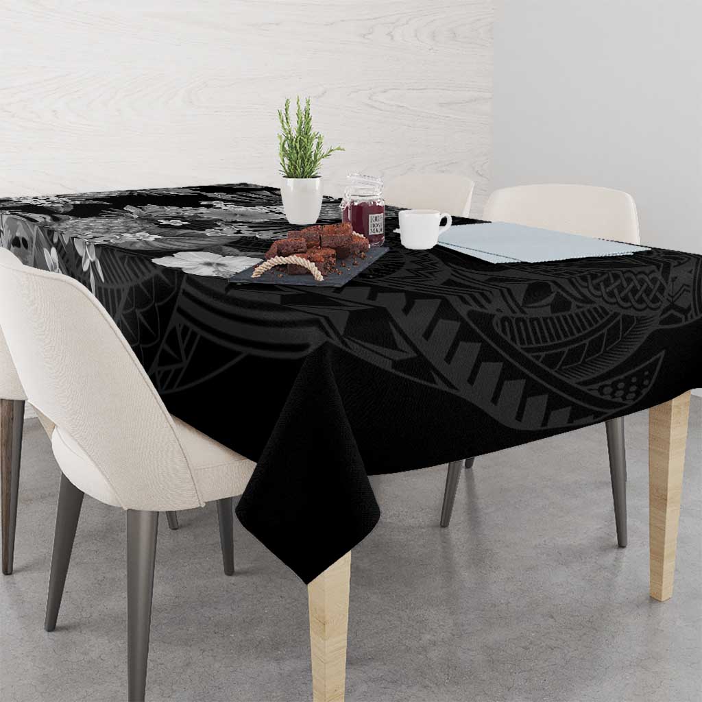 Hawaii Pineapple Tropical Tablecloth Neutral Hibiscus Plumeria LT01 - Polynesian Pride