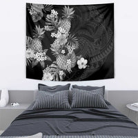 Hawaii Pineapple Tropical Tapestry Neutral Hibiscus Plumeria LT01 - Polynesian Pride