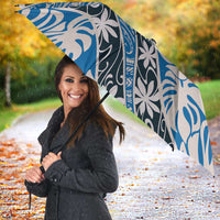 Ninamu Tahiti Tiare Monstera Umbrella Polynesian Pattern Curve Style - Polynesian Pride