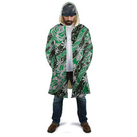Matie Tahiti Tiare Monstera Cloak Polynesian Pattern Curve Style - Polynesian Pride