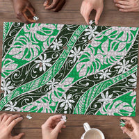 Matie Tahiti Tiare Monstera Puzzle Polynesian Pattern Curve Style - Polynesian Pride