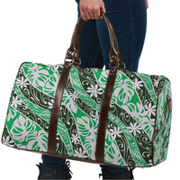 Matie Tahiti Tiare Monstera Travel Bag Polynesian Pattern Curve Style - Polynesian Pride