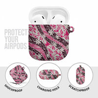 Tarona Tahiti Tiare Monstera AirPods Case Polynesian Pattern Curve Style - Polynesian Pride