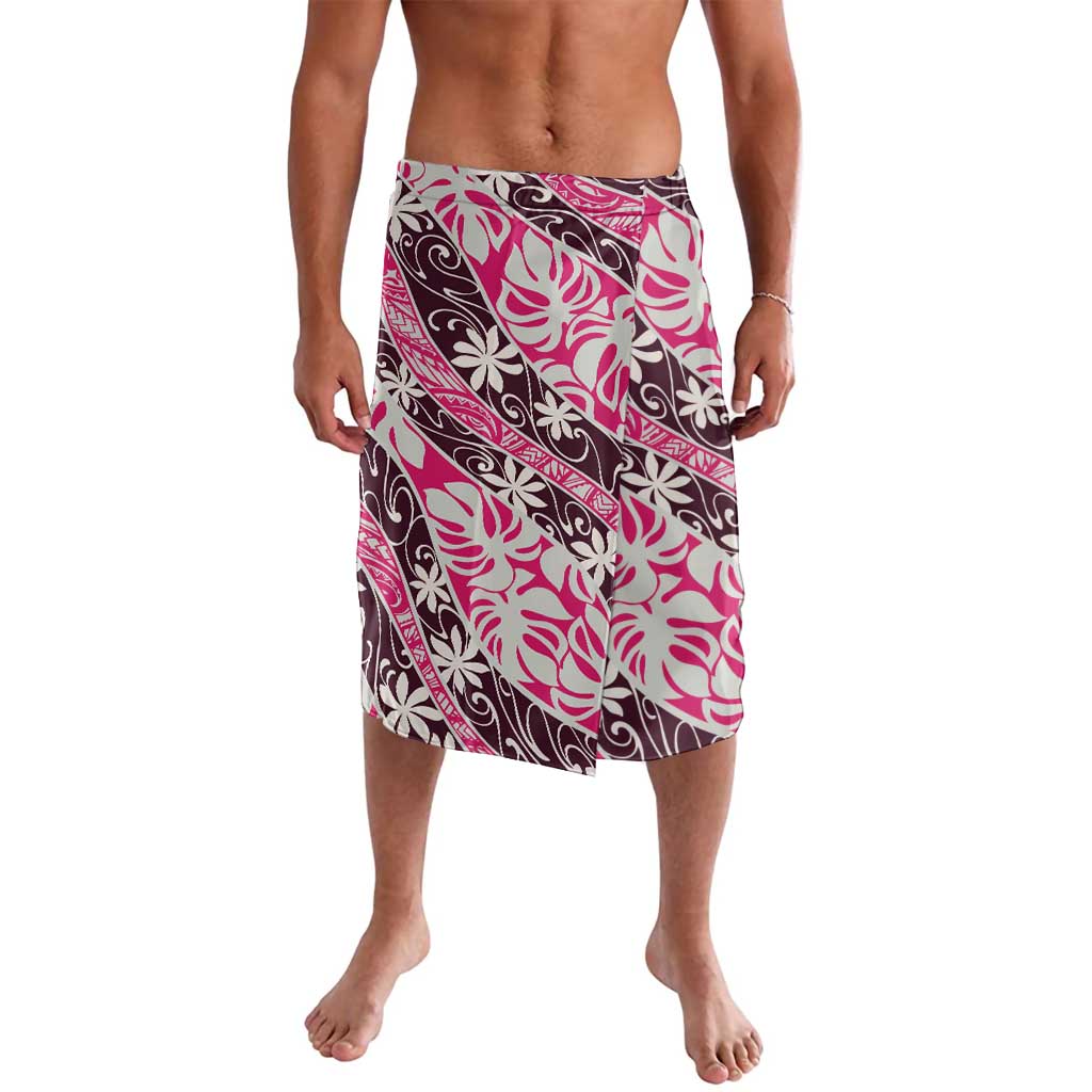 Tarona Tahiti Tiare Monstera Lavalava Polynesian Pattern Curve Style - Polynesian Pride