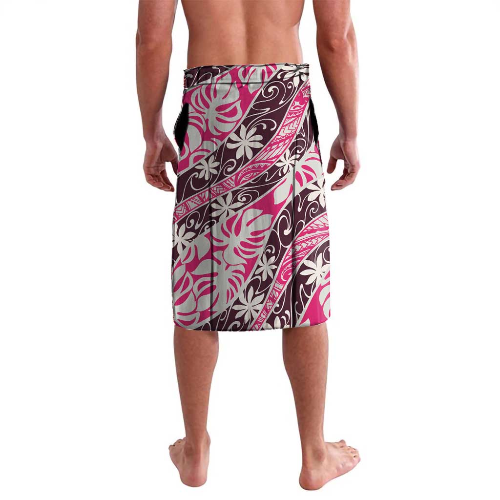 Tarona Tahiti Tiare Monstera Lavalava Polynesian Pattern Curve Style - Polynesian Pride