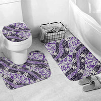 Vareau Tahiti Tiare Monstera Bathroom Set Polynesian Pattern Curve Style - Polynesian Pride