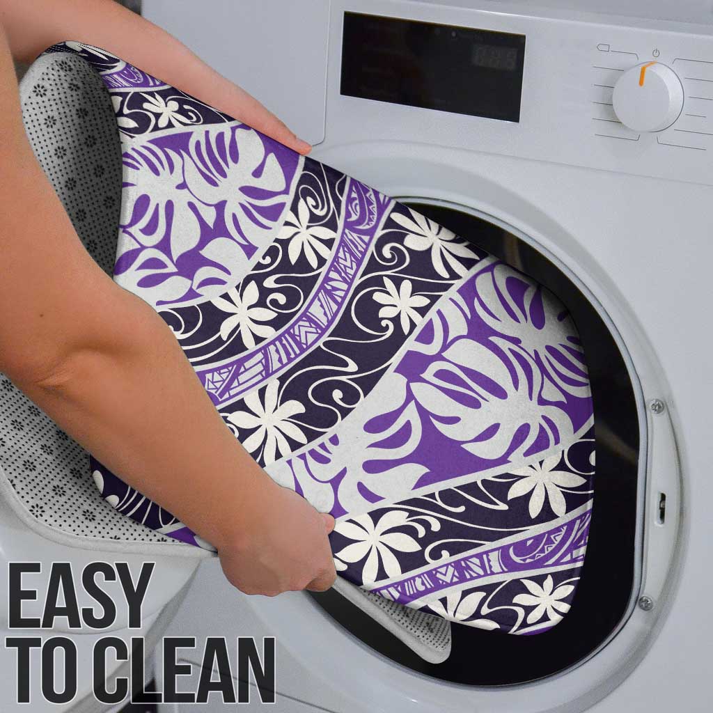 Vareau Tahiti Tiare Monstera Bathroom Set Polynesian Pattern Curve Style - Polynesian Pride