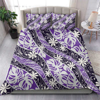 Vareau Tahiti Tiare Monstera Bedding Set Polynesian Pattern Curve Style - Polynesian Pride