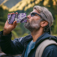 Vareau Tahiti Tiare Monstera 4 in 1 Can Cooler Tumbler Polynesian Pattern Curve Style - Polynesian Pride