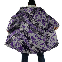 Vareau Tahiti Tiare Monstera Cloak Polynesian Pattern Curve Style - Polynesian Pride