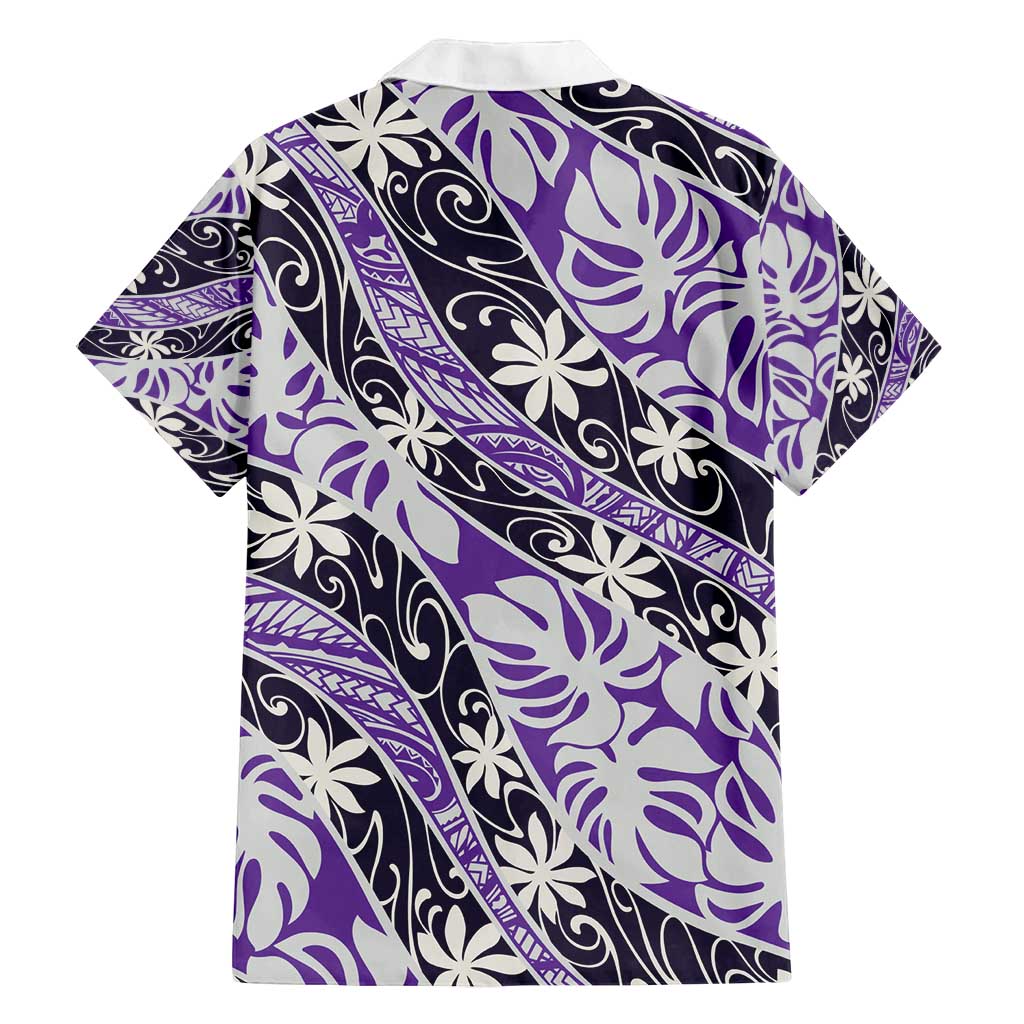 Vareau Tahiti Tiare Monstera Family Matching Off Shoulder Short Dress and Hawaiian Shirt Polynesian Pattern Curve Style - Polynesian Pride