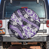 Vareau Tahiti Tiare Monstera Spare Tire Cover Polynesian Pattern Curve Style - Polynesian Pride