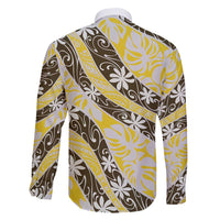 Rearea Tahiti Tiare Monstera Family Matching Off Shoulder Short Dress and Hawaiian Shirt Polynesian Pattern Curve Style - Polynesian Pride