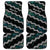Personalised Taniko Aotearoa Mix Paua Shell Car Mats Niho Taniwha Turquoise Glitter