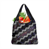 Taniko Aotearoa Mix Paua Shell Grocery Bag Niho Taniwha Lilac Glitter LT01 1-pack One Size Purple - Polynesian Pride