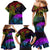 Wellington Pride Family Matching Mermaid Dress and Hawaiian Shirt Aotearoa Tribal Rainbow Pattern LT01 - Polynesian Pride