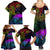 Wellington Pride Family Matching Summer Maxi Dress and Hawaiian Shirt Aotearoa Tribal Rainbow Pattern LT01 - Polynesian Pride